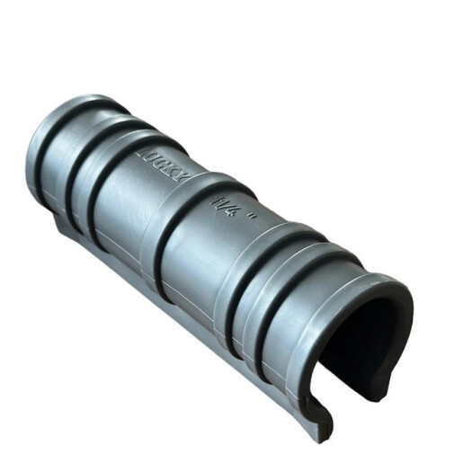 Clips bagheta pentru prindere folie solar, polipropilena, gri, 1 1/4 tol (FI 40), 15 cm lungime