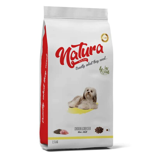 Hrană pentru câini Mini Adulti Natura Pui Chia Seminte 2,75 Kg
