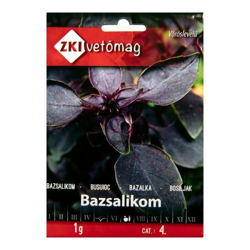 Seminte Busuioc rosu 1gr, ZKI