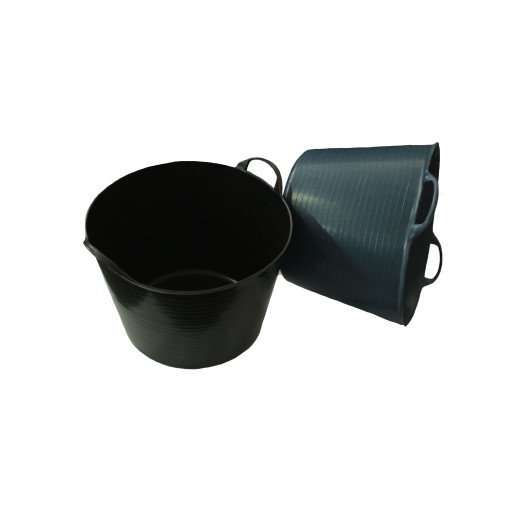 Recipient flexibil negru cu manere -40L