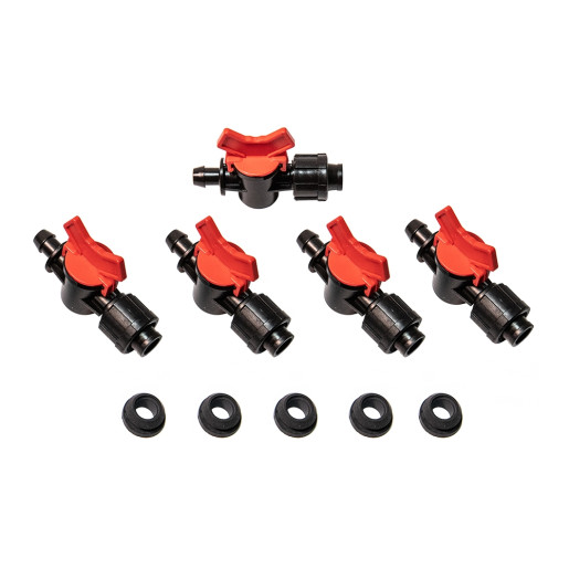 Minivana (robinet) banda 17mm cu garnitura grommet, Palaplast