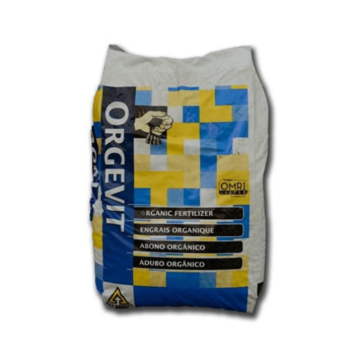 Ingrasamant organic Orgevit 4 N-2,5 P2O5-2,3 K2O, 25 kg/sac