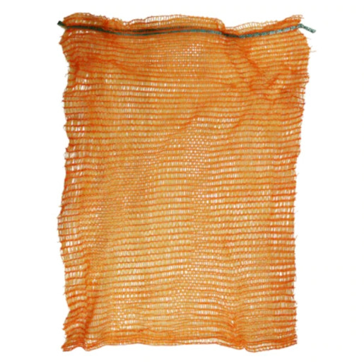 Saci plasa raschel 10 kg 37x50cm, culoare: portocaliu, 100 buc./set