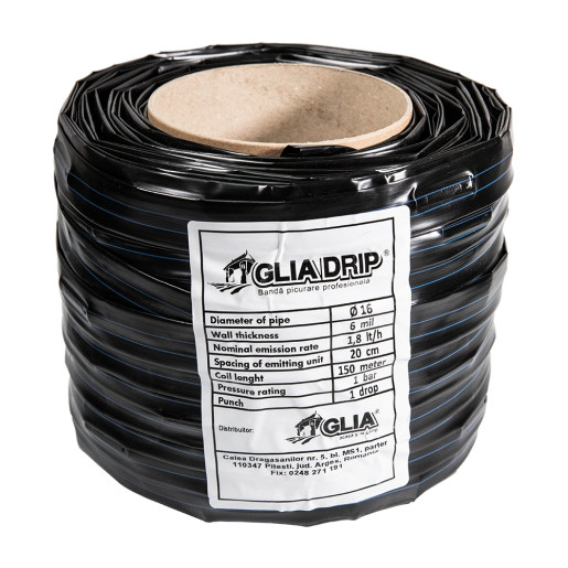 Banda picurare | 6mil | DG 20 | 1.8l/h | 150 ml/rola