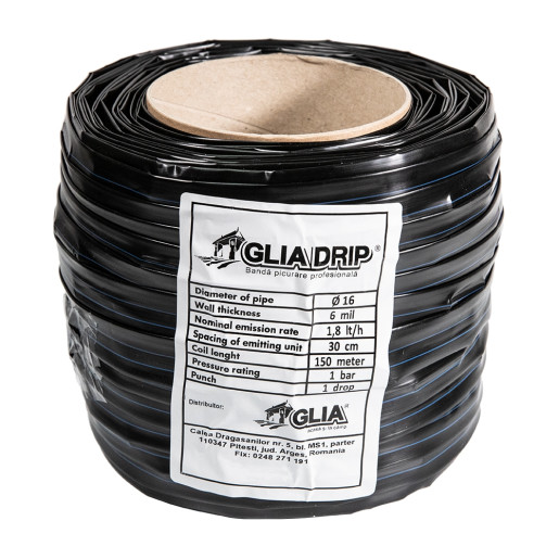 Banda picurare | 6mil | DG 30 | 3.6l/h | 200 ml/rola