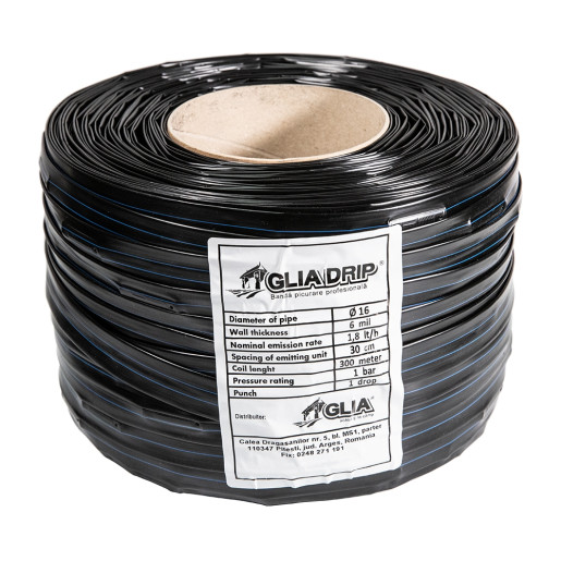 Banda picurare | 6mil | DG 30 | 1.8l/h | 300 ml/rola