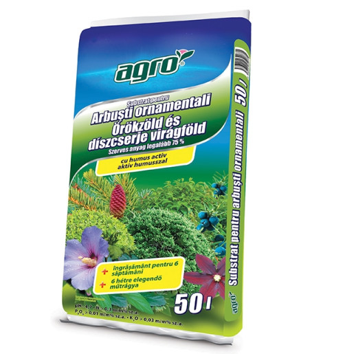 Substrat pentru arbusti ornamentali 50L,Agro CS
