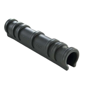Clips bagheta pentru prindere folie solar, polipropilena, gri, 1/2 tol (FI 20), 15 cm lungime