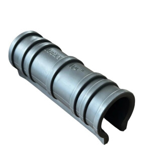 Clips bagheta pentru prindere folie solar, polipropilena, gri, 1 1/4 tol (FI 40), 15 cm lungime