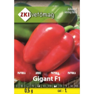 Seminte ardei GIGANT F1 0.5gr, ZKI