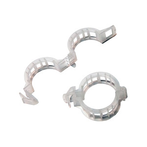 Clipsuri pentru palisat rosii , HDPE, set 200 bucati