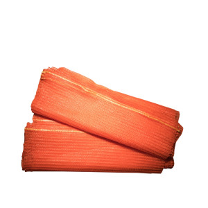 Saci plasa raschel 10 kg 37x50cm, culoare: portocaliu, 100 buc./set
