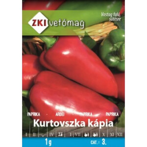 Seminte ardei Kurtovszka kapia 1gr, ZKI