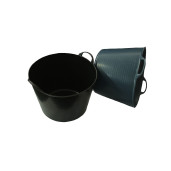 Recipient flexibil negru cu manere -40L