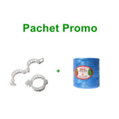Pachet PROMO: clips palisat tomate 200buc, sfoara palisat aditivata 0.90kg